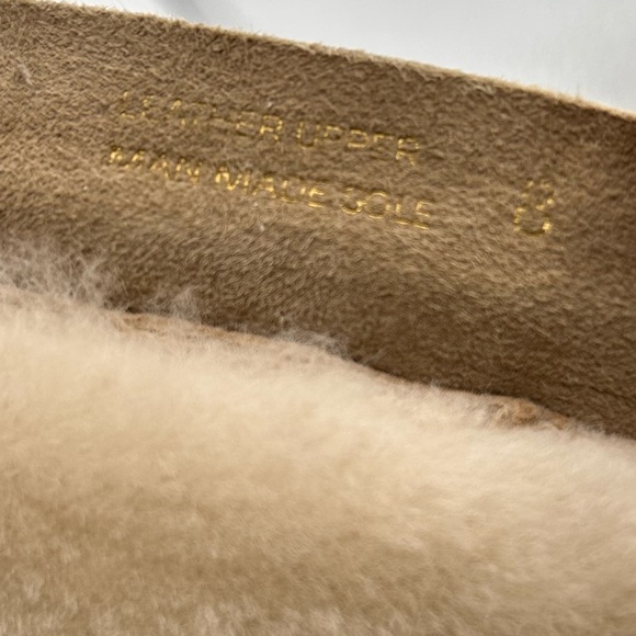 UGG Australia Sz 8 Women's Abree II Tall Boots Beige Sheepskin Suede - Picture 10 of 10